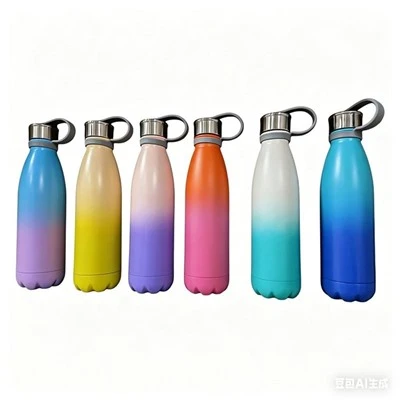 Botella de baleiro de dobre parede de aceiro inoxidable
